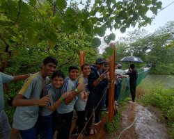 Std VIII Field trip to Forganic farm Khopoli